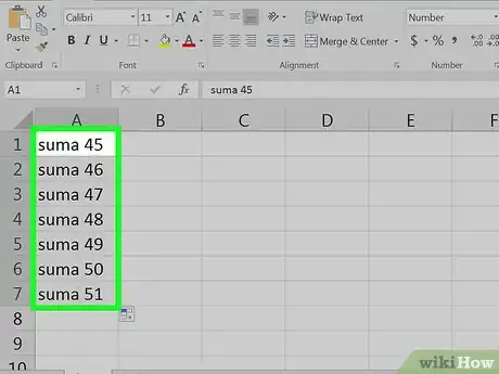 Image titled Remove Spaces Between Characters and Numbers in Excel Step 1