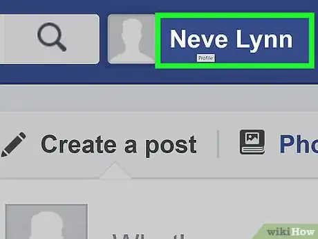 Image titled Search for Friends by City on Facebook Step 2