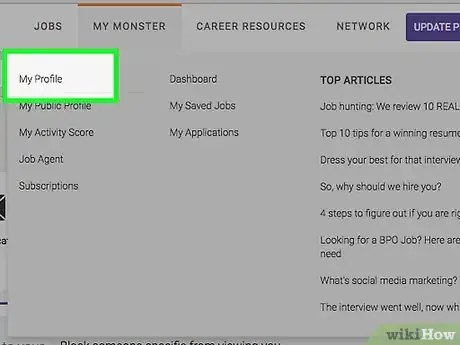 Image titled Post Your Resume on Monster Step 12