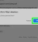 Delete a Filter in Google Gmail