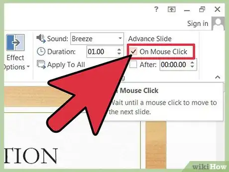 Image titled Add Transitions to Powerpoint Step 10
