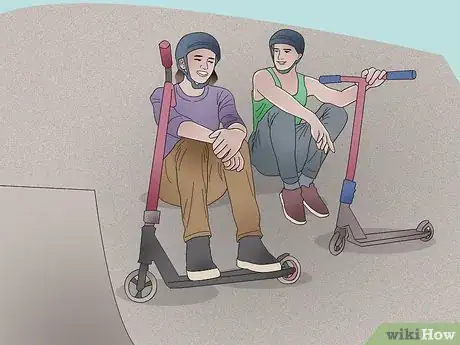 Image titled 180 on a Scooter Step 17