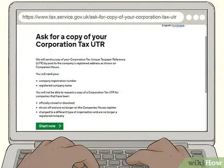 Image titled Pay Corporation Taxes (U.K.) Step 1