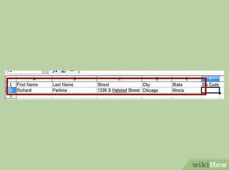 Image titled Create an Address Book Using Open Office Calc Step 8