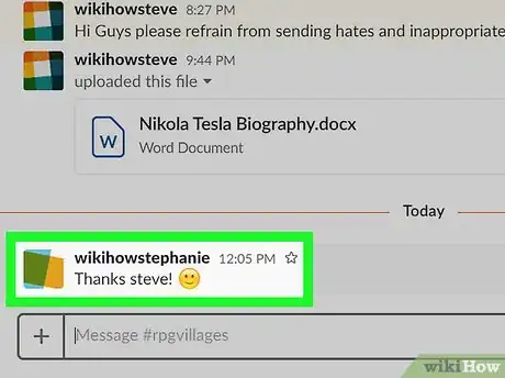 Image titled Reply to Slack Messages on PC or Mac Step 7