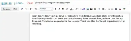 Image titled Write a Disney College Program Blog Part 5 Step 3.png