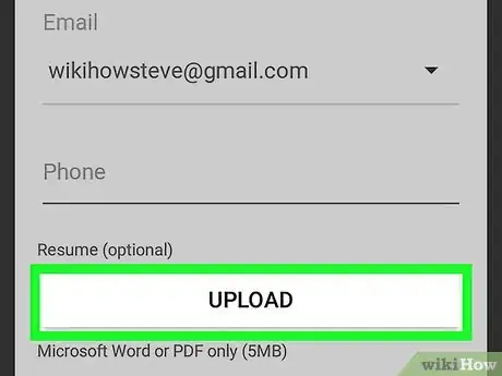 Image titled Add Your Resume to LinkedIn on Android Step 5
