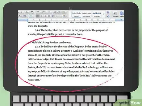 Image titled Draft a Broker Listing Agreement Step 12