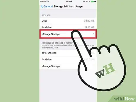 Image titled Check Available Storage on an iPhone Step 5