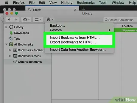 Image titled Import and Export Bookmarks Step 14
