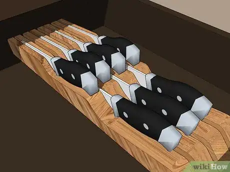 Image titled Store Knives in Your Kitchen Step 6