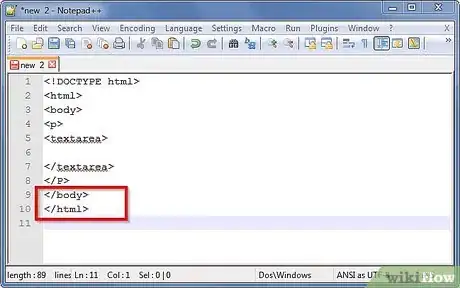 Image titled Create a Big Block Text Box for an HTML Form Step 6