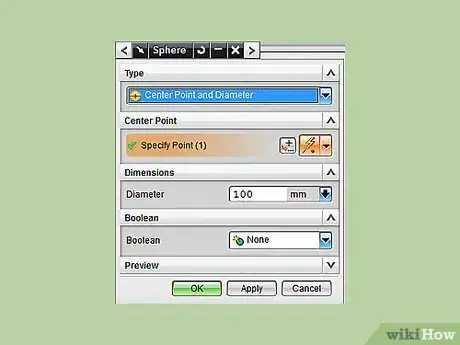 Image titled Create Spheres on Siemens NX Step 4