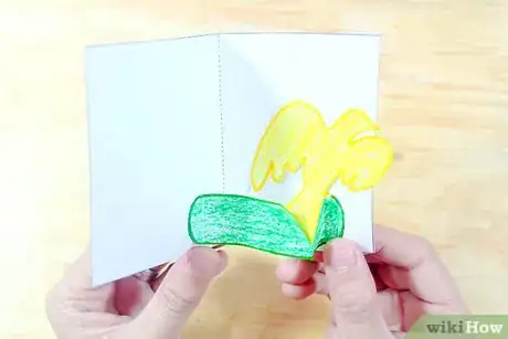 Image titled Make a Bird House Pop up Card (Robert Sabuda Method) Step 21