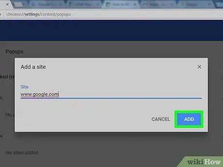 Image titled Allow Pop ups on Google Chrome Step 17