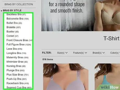 Image titled Buy a Bra Online Step 4