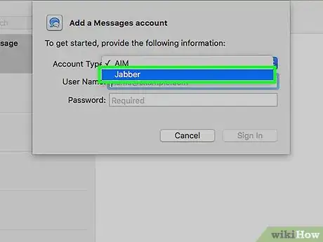 Image titled Use Jabber on Apple Messages Step 7