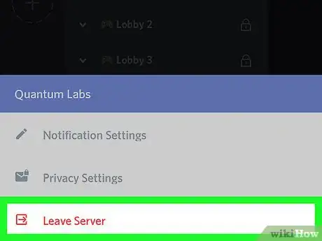 Image titled Leave a Discord Server on Android Step 5