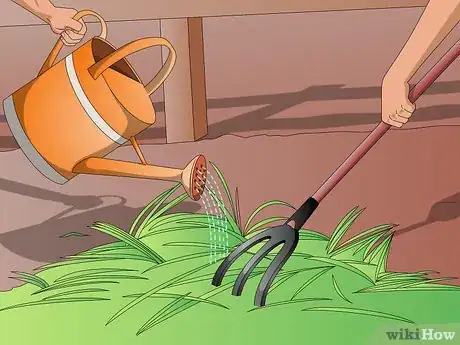 Image titled Use Water to Reduce Dust in Hay Step 6