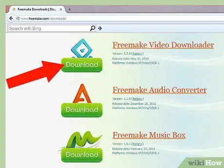 Image titled Download YouTube to Video Free with Freemake YouTube Converter Step 1