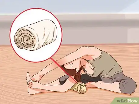 Image titled Do the Revolved Head to Knee Pose in Yoga Step 11