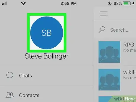 Image titled Change Your Name on Groupme on iPhone or iPad Step 3