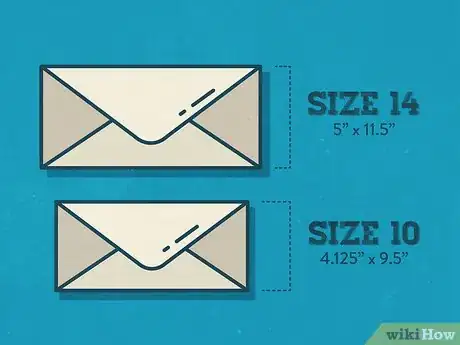 Image titled Put a Stamp on an Envelope Step 1