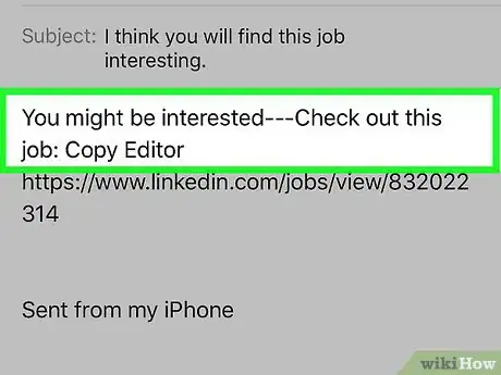 Image titled Share a Job Posting on LinkedIn Step 7
