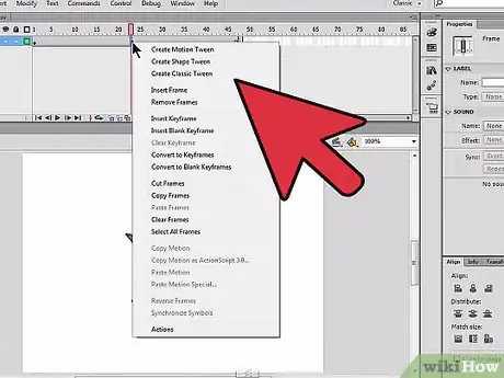 Image titled Create a Shape Tween in Flash Step 8