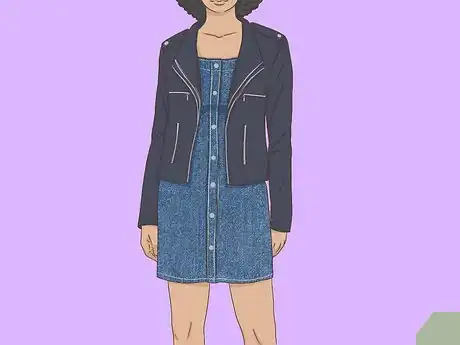 Image titled Style a Denim Dress for Fall Step 12