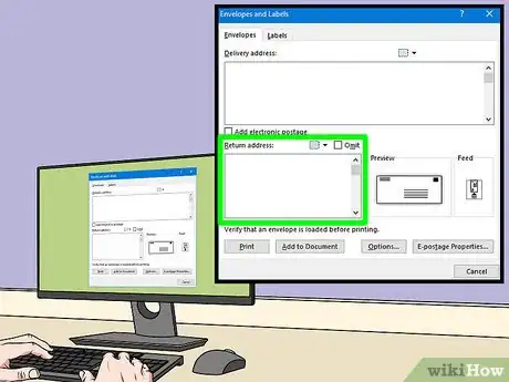 Image titled Print on an Envelope Using Microsoft Word Step 6