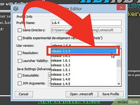 Image titled Install Minecraft Forge for 1.6.4 and Add Mods Step 2