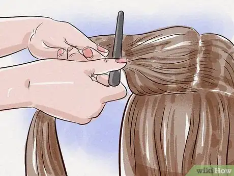 Image titled Create Corkscrew Curls Step 3