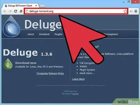 Image titled Use Deluge Step 1