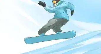 Hit a Jump on a Snowboard