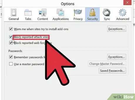 Image titled Change Your Security Settings on Firefox Step 5