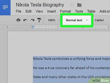 Image titled Double Space in Google Docs Step 16