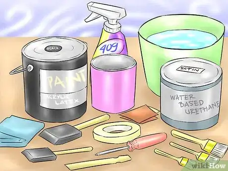 Image titled Black Wash Cabinets Step 1