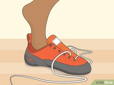 Image titled Wear Climbing Shoes Step 4