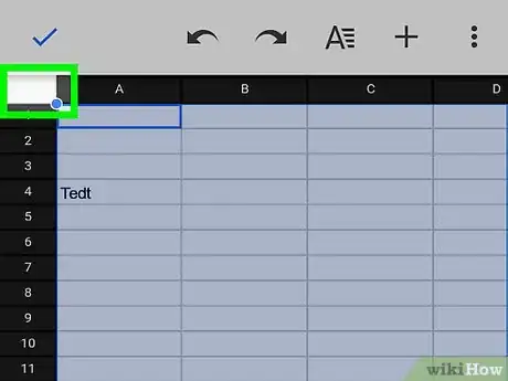 Image titled Highlight Every Other Row on Google Sheets on Android Step 3