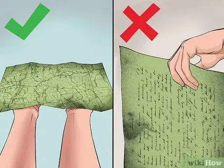 Image titled Protect Your Rare Maps and Manuscripts Step 3