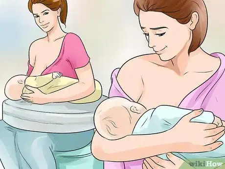 Image titled Use a Breast Feeding Pillow Step 10