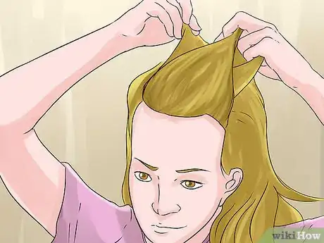 Image titled Do a Dutch Mohawk Braid Step 3