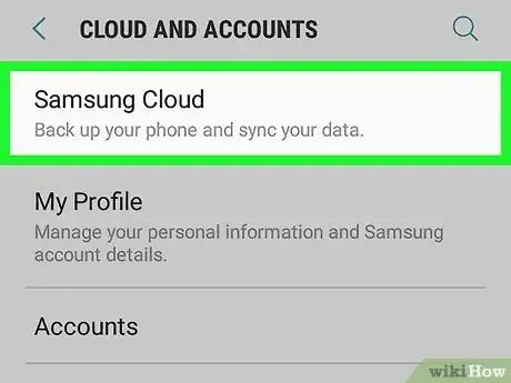 Image titled Access Samsung Cloud on Samsung Galaxy Step 3