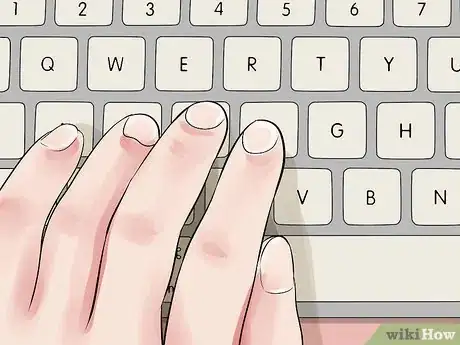 Image titled Put Your Hands on a Keyboard Step 5