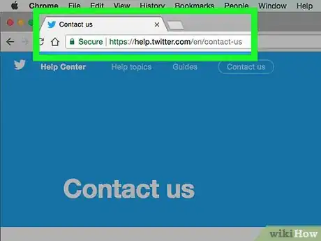 Image titled Contact Twitter Step 2
