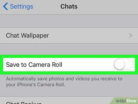 Image titled Stop WhatsApp from Saving Media Files on iPhone or iPad Step 4