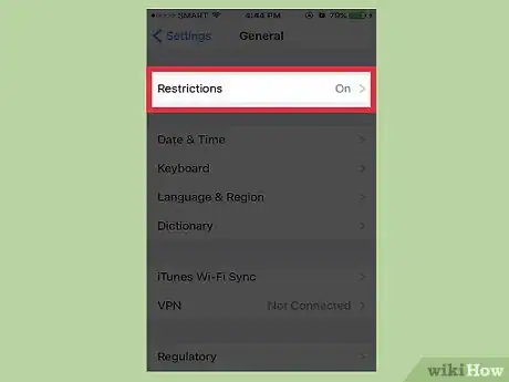 Image titled Block Multiplayer Games in the Game Center on an iPhone Step 3