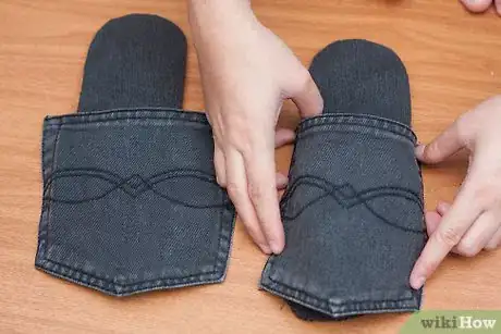 Image titled Turn Your Jeans Into Earth Friendly Slippers Step 10
