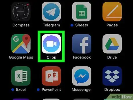 Image titled Access Music on Clips App on iPhone or iPad Step 1